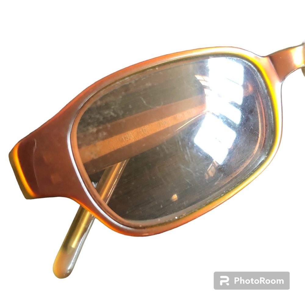 Vintage Givenchy Rectangular Toffee Brown Sunglas… - image 7